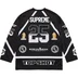 Supreme Rhinestone Hockey Jersey - Black (front)