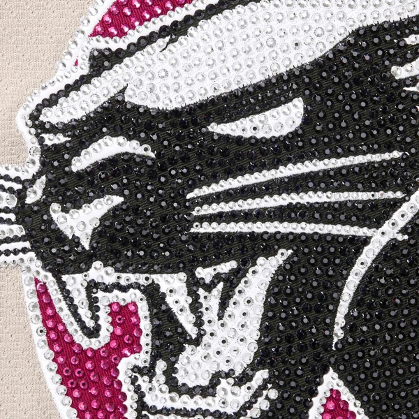 Supreme Rhinestone Hockey Jersey - Light Grey (front)