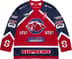 Supreme Rhinestone Hockey Jersey - Red (front)