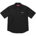 Supreme Rhinestone Pin Up S/S Work Shirt - Black (front)