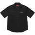 Supreme Rhinestone Pin Up S/S Work Shirt - Black (front)