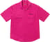 Supreme Rhinestone Pin Up S/S Work Shirt - Fuchsia (front)