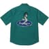 Supreme Rhinestone Pin Up S/S Work Shirt - Work Green (front)