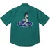 Supreme Rhinestone Pin Up S/S Work Shirt - Work Green (front)