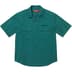 Supreme Rhinestone Pin Up S/S Work Shirt - Work Green (front)