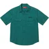 Supreme Rhinestone Pin Up S/S Work Shirt - Work Green (front)