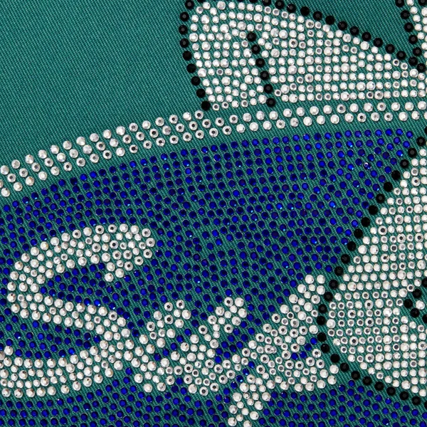 Supreme Rhinestone Pin Up S/S Work Shirt - Work Green (front)