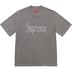 Supreme Rhinestone S/S Top - Grey (front)