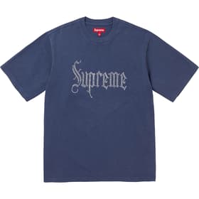 Supreme Rhinestone S/S Top Navy