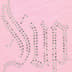 Supreme Rhinestone S/S Top - Pink (front)