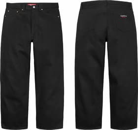 Supreme Rigid Baggy Black Selvedge Jean Rigid Black