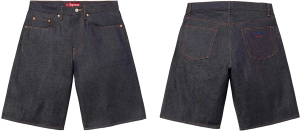 Supreme Rigid Baggy Selvedge Denim Short - Product Image