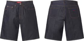 Supreme Rigid Baggy Selvedge Denim Short Rigid Indigo