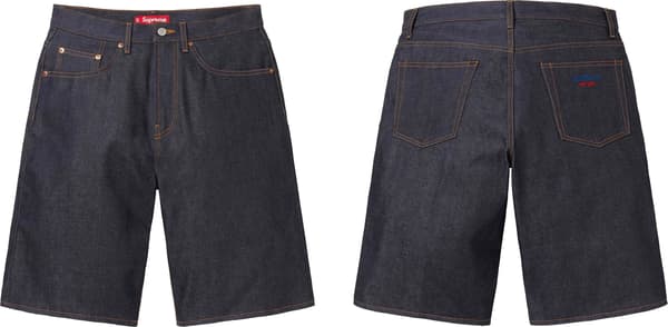 Supreme Rigid Baggy Selvedge Denim Short - Product Image