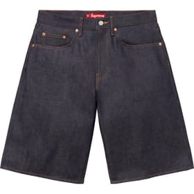 Supreme Rigid Baggy Selvedge Denim Short Rigid Indigo