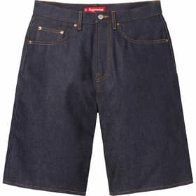 Supreme Rigid Baggy Selvedge Denim Short Rigid Indigo