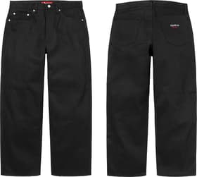 Supreme Rigid Baggy Selvedge Jean Rigid Black