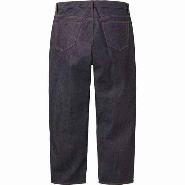 Supreme Rigid Baggy Selvedge Jean - Rigid Indigo (front)
