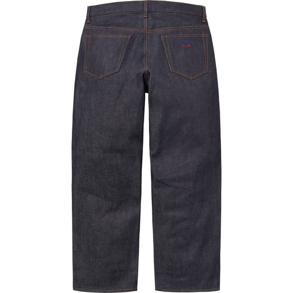 Supreme Rigid Baggy Selvedge Jean - Rigid Indigo (front)