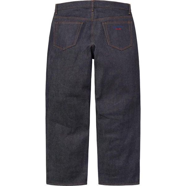 Supreme Rigid Baggy Selvedge Jean - Rigid Indigo (front)