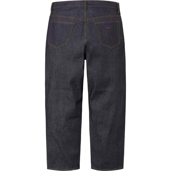 Supreme Rigid Baggy Selvedge Jean - Rigid Indigo (front)