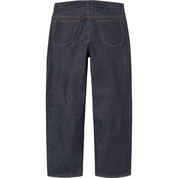 Supreme Rigid Baggy Selvedge Jean - Rigid Indigo (front)