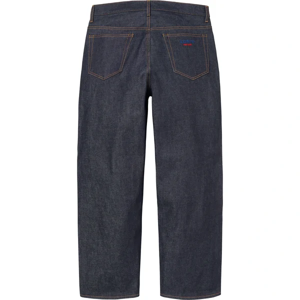 Supreme Rigid Baggy Selvedge Jean - Rigid Indigo (front)