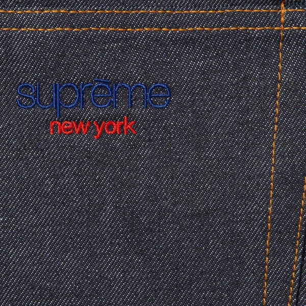 Supreme Rigid Baggy Selvedge Jean - Rigid Indigo (front)