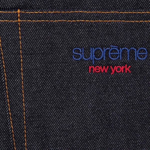 Supreme Rigid Baggy Selvedge Jean - Rigid Indigo (front)