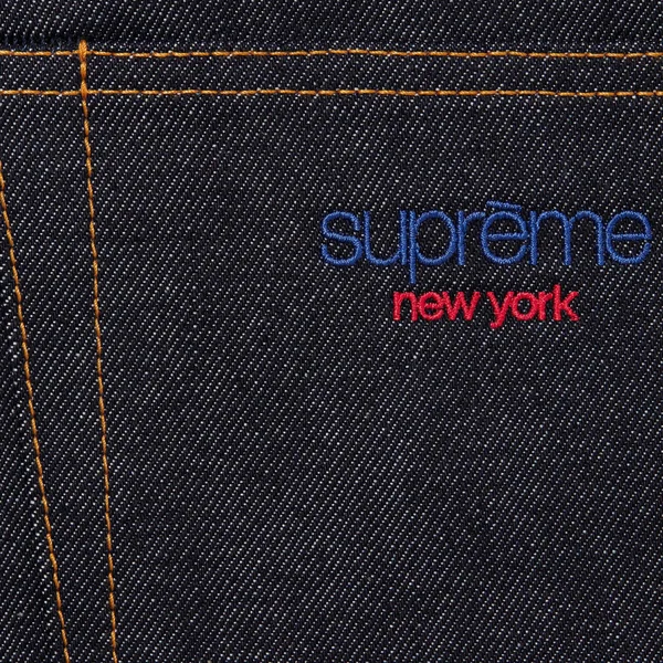 Supreme Rigid Baggy Selvedge Jean - Rigid Indigo (front)