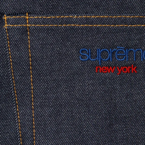 Supreme Rigid Baggy Selvedge Jean - Rigid Indigo (front)