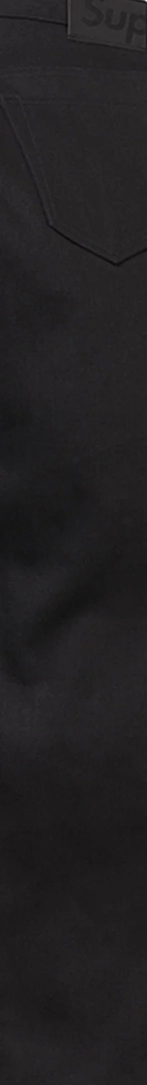 Supreme Rigid Loose Fit Selvedge Jean - Rigid Black (front)