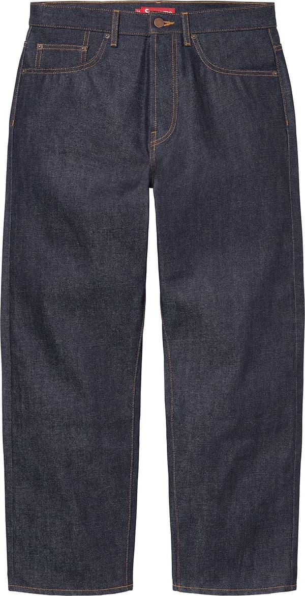 Supreme Rigid Loose Fit Selvedge Jean - Rigid Indigo (front)