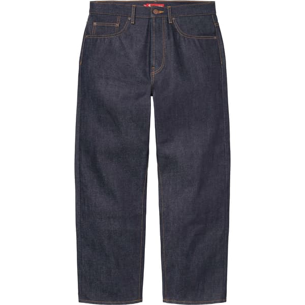 Supreme Rigid Loose Fit Selvedge Jean - Rigid Indigo (front)