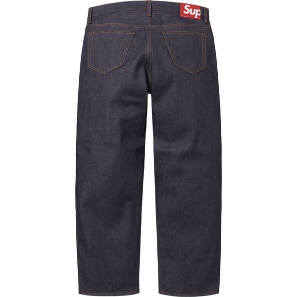 Supreme Rigid Loose Fit Selvedge Jean - Rigid Indigo (front)