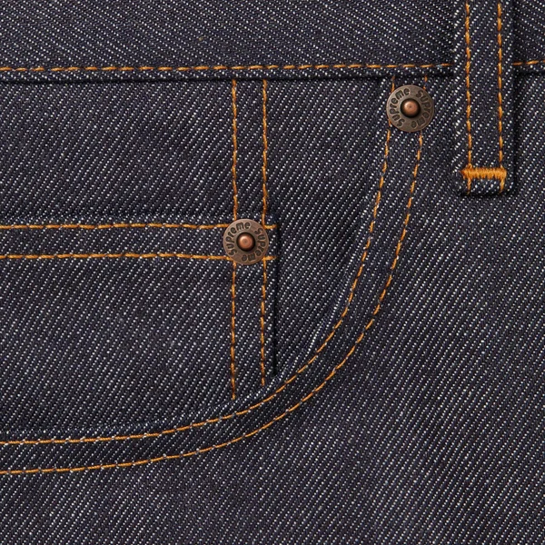 Supreme Rigid Loose Fit Selvedge Jean - Rigid Indigo (front)