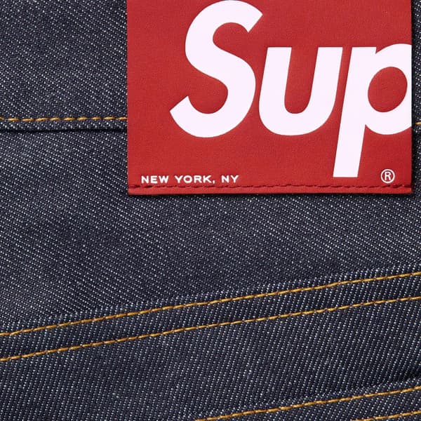 Supreme Rigid Loose Fit Selvedge Jean - Rigid Indigo (front)
