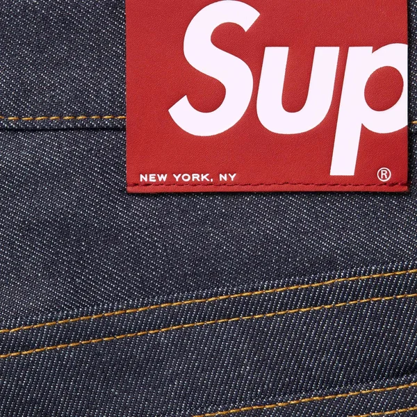 Supreme Rigid Loose Fit Selvedge Jean - Rigid Indigo (front)