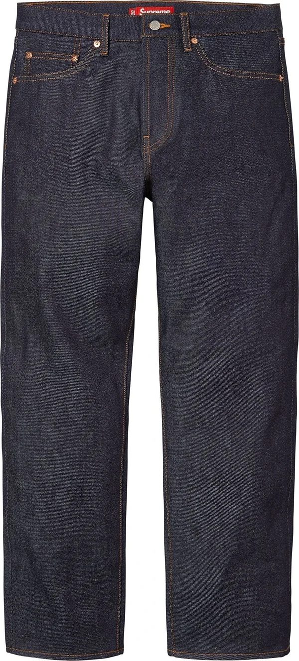 Supreme Rigid Slim Selvedge Jean - Rigid Indigo (front)