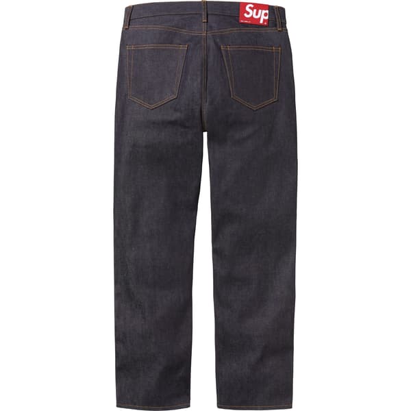 Supreme Rigid Slim Selvedge Jean - Rigid Indigo (front)