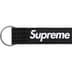 Supreme Ripstop Keychain - Black (front)