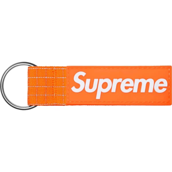 Supreme Ripstop Keychain - Orange (front)