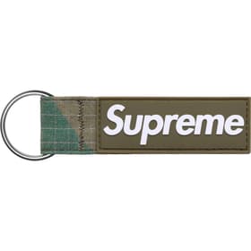 Supreme Ripstop Keychain Woodland Camo