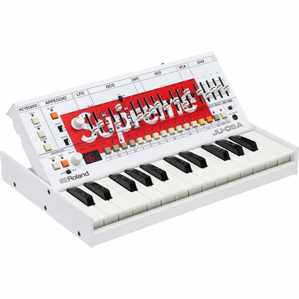 Supreme Roland JU-06A Synthesizer - White (front)