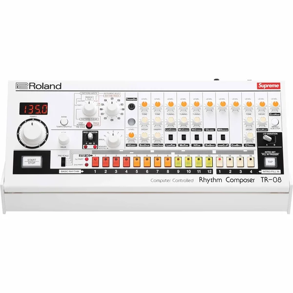 Supreme Roland TR-08 Rhythm Composer - White (front)