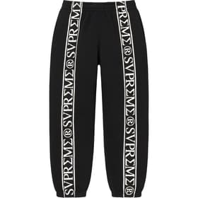 Supreme Roman Sweatpant Black