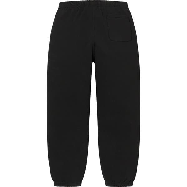 Supreme Roman Sweatpant - Black (front)