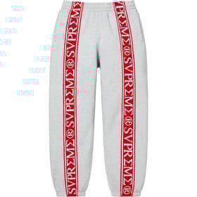 Supreme Roman Sweatpant Heather Grey