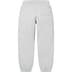 Supreme Roman Sweatpant - Heather Grey (front)