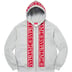 Supreme Roman Zip Up Hooded Sweatshirt - Heather Grey (front)